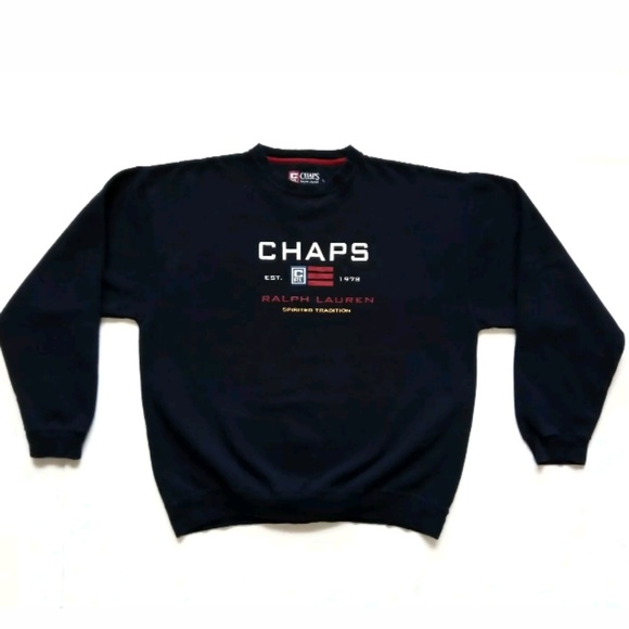 chaps crewneck sweatshirt